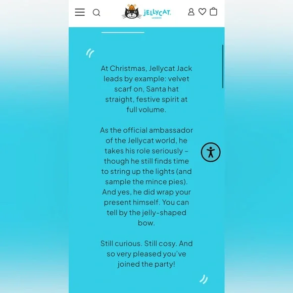 NWT RETIRED Christmas Jellycat Jack - Picture 10 of 11